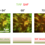 Evanescence in emission: seeing fluorescence from supercritical angles